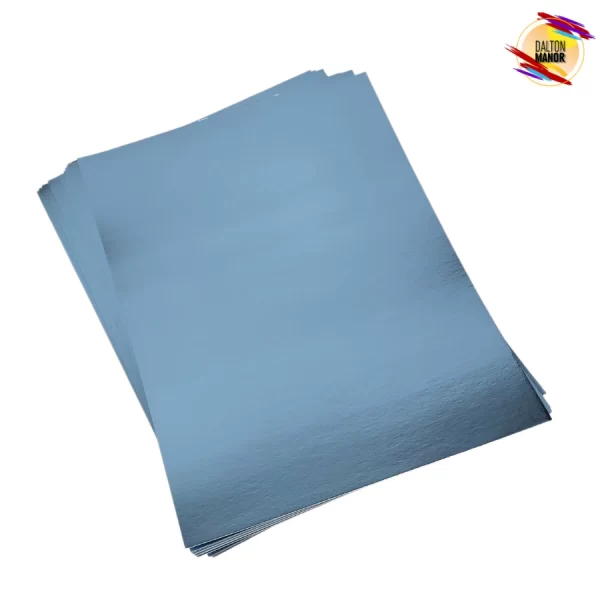 Metallic Baby Blue A4 240gsm Pack 20 - Image 3