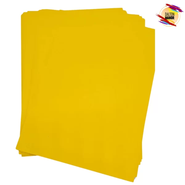 Buttercup Yellow Mat Core Coloured Card A4 240gsm Pack 40 - Image 3