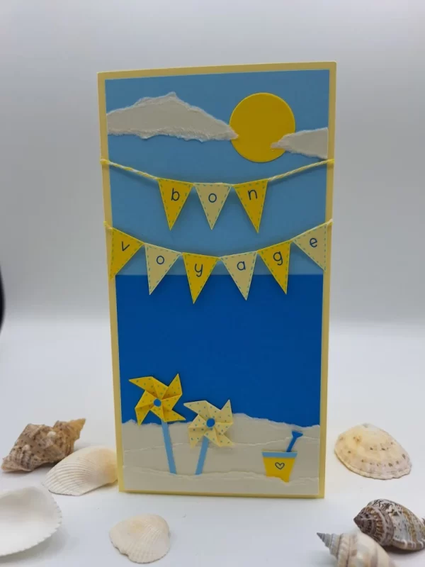 A seaside themed card