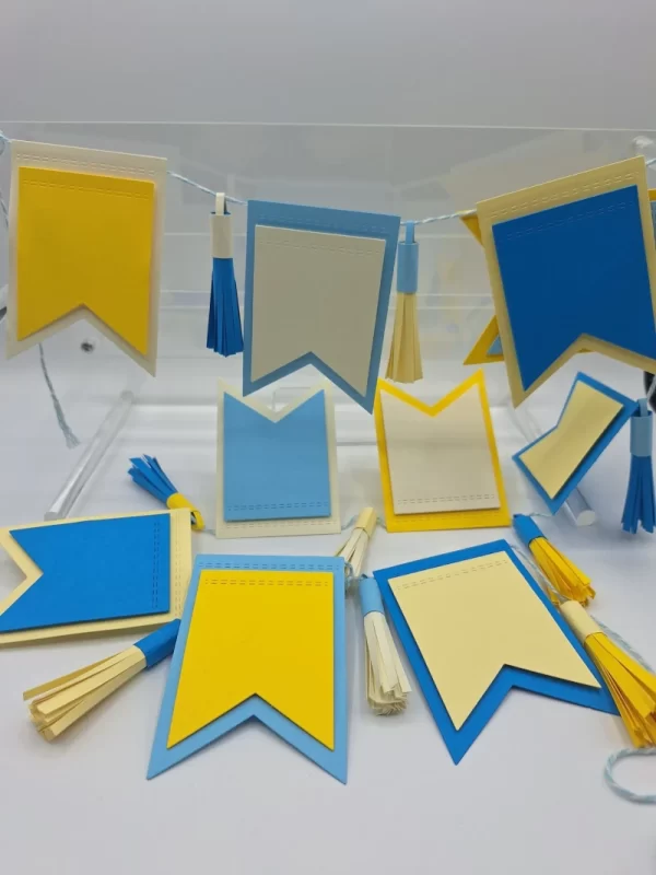 A seaside themed bunting
